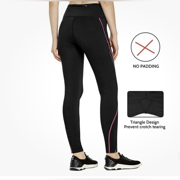 FitsT4 Thermal Fleece Lined Cycling Tights Hiking Water Resistant - Picture 2 of 11